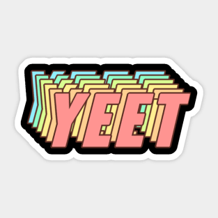 Yeet Meme Tee Sticker